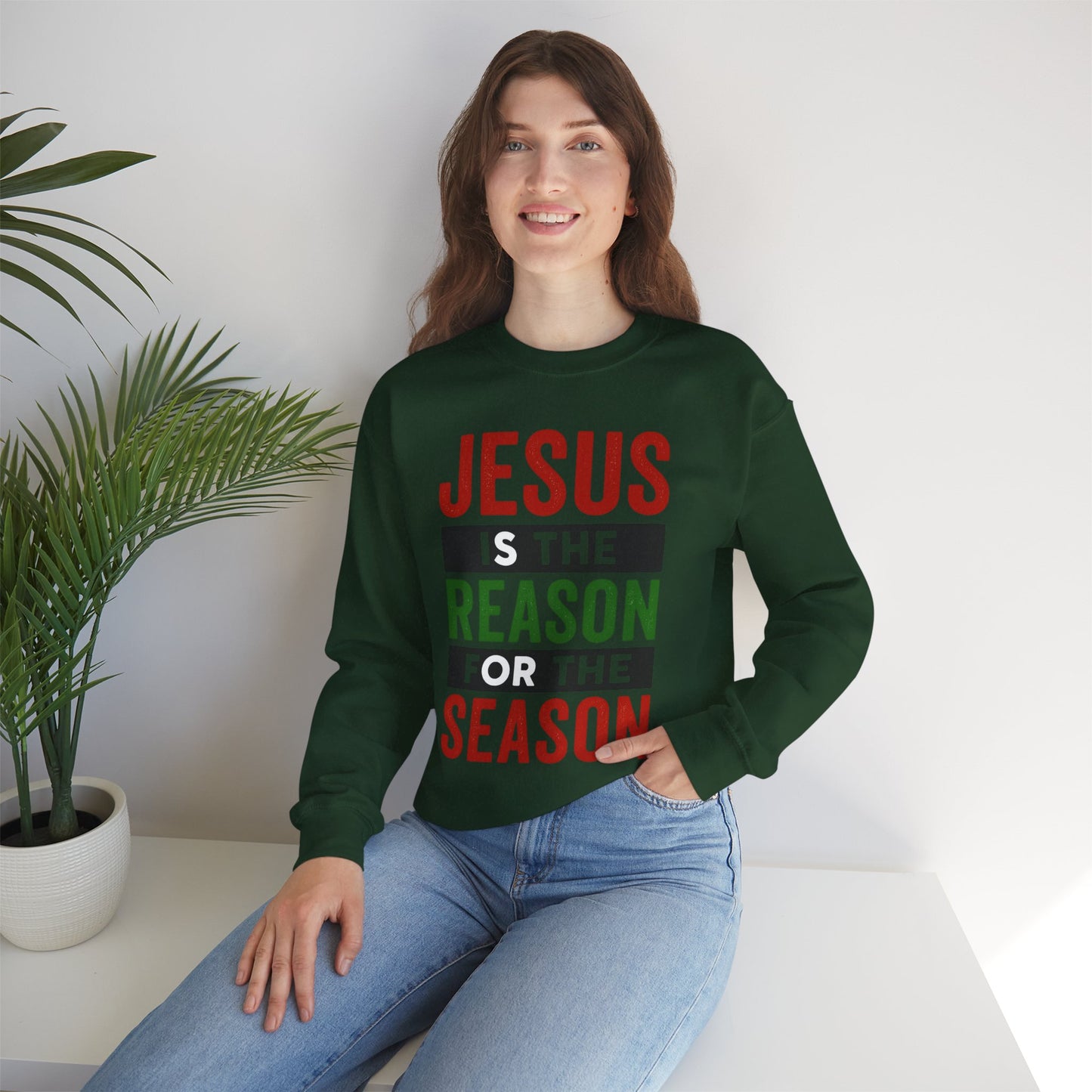 Christmas Collection- Jesus is the Reason for the Season Sweater