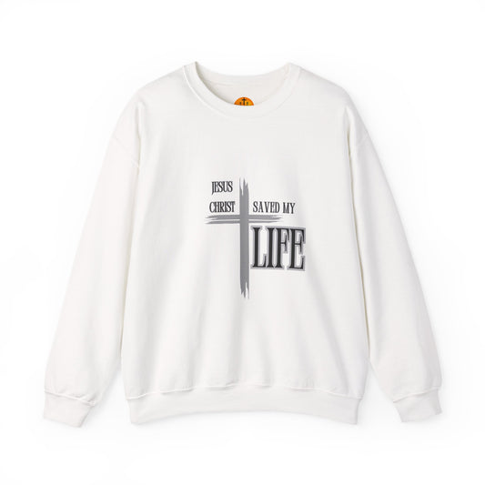 Christian Sweatshirt Jesus Saved Me Life