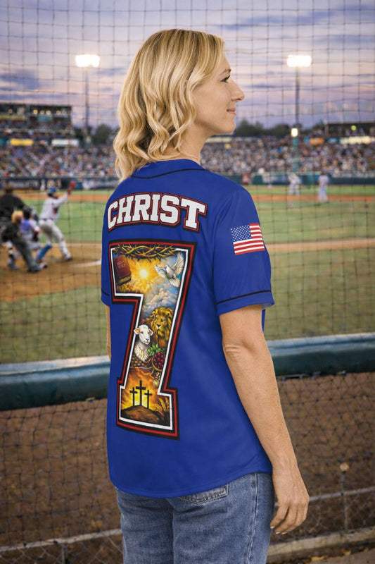 JESUS 7 Baseball Jersey