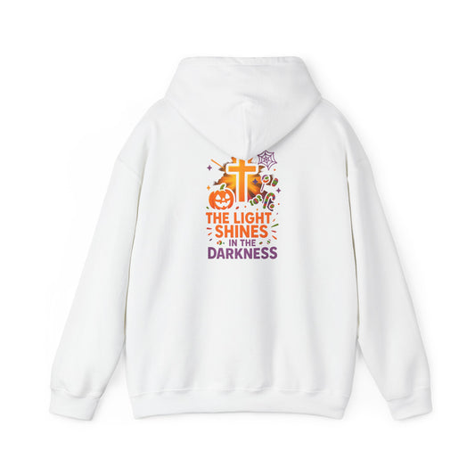 Inspirational Halloween Hoodie, Faith-Based Sweatshirt, Unisex Comfort Apparel, Fall Fashion, Religious Gift