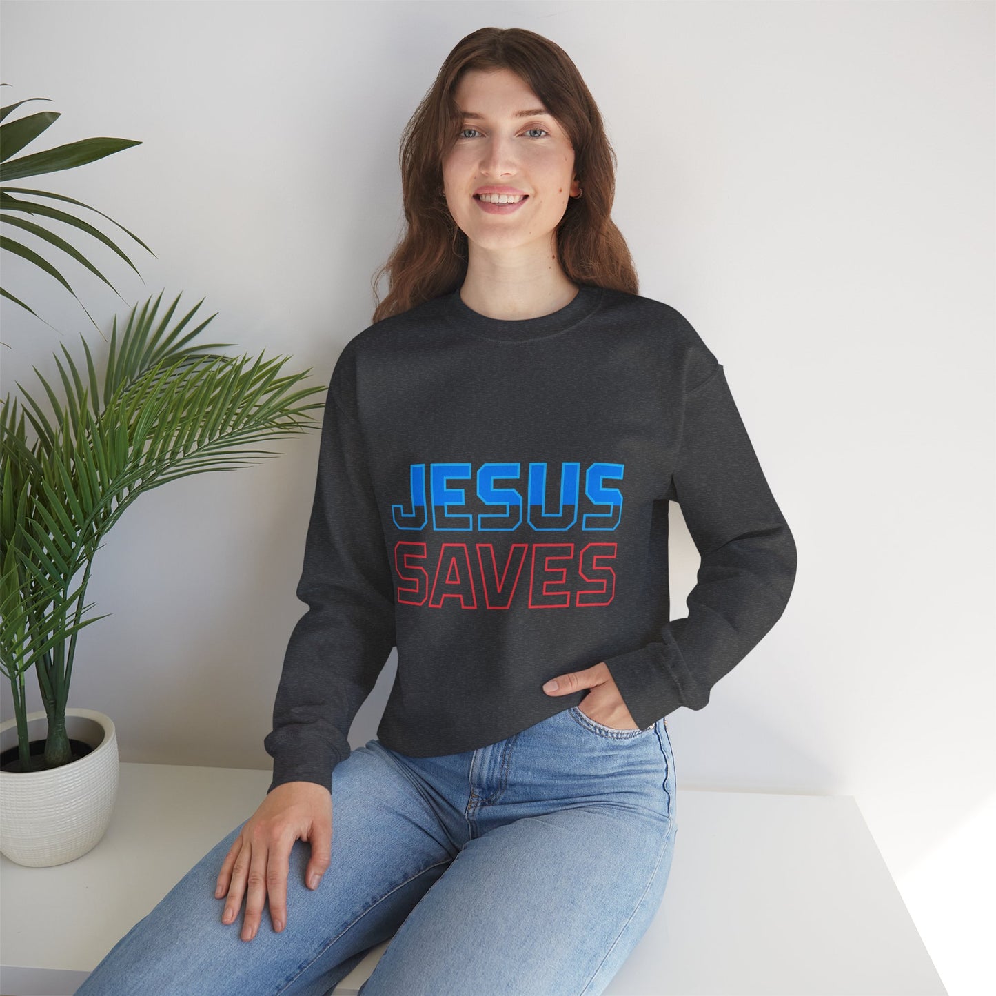 Sweatshirt Jesus Saves