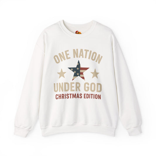 Christmas Collection- One Nation Under God Sweater