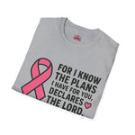 Breast Cancer/Hope and a Future Unisex T-Shirt