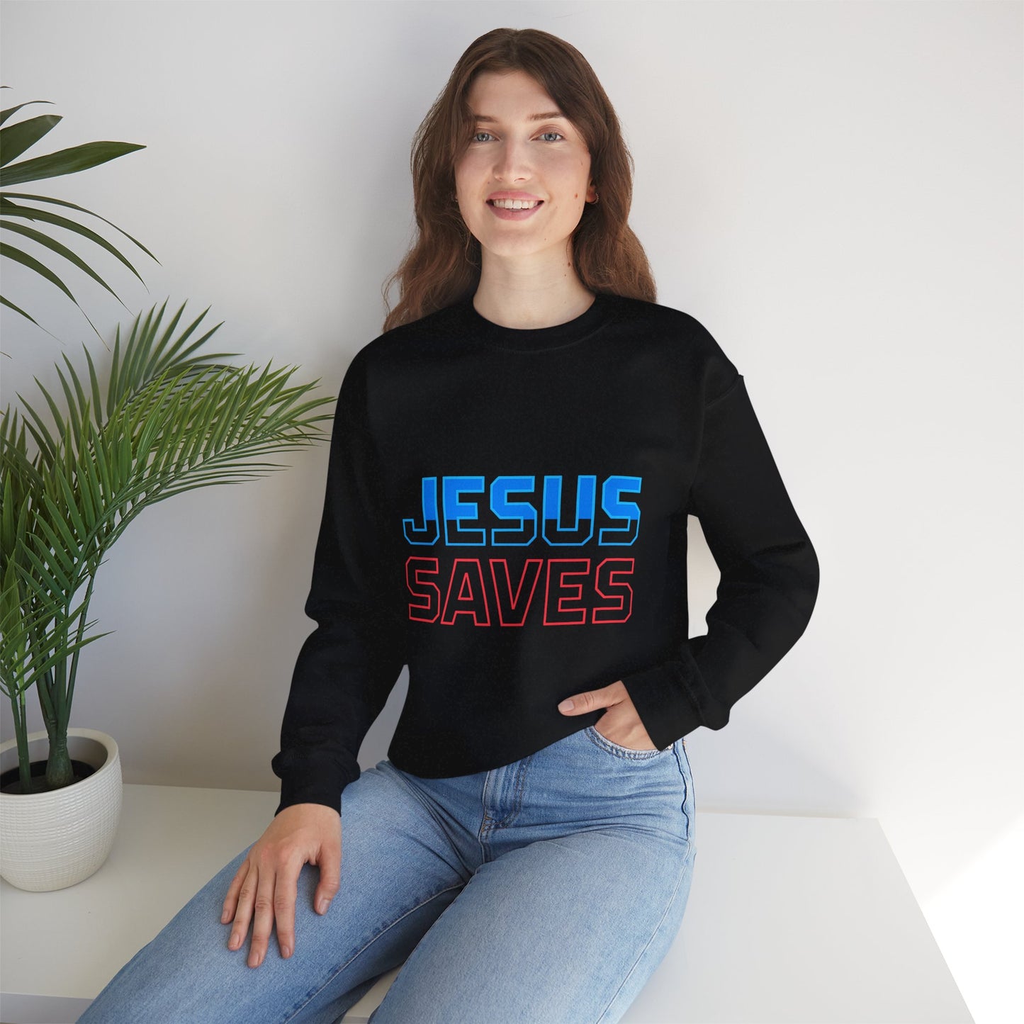 Sweatshirt Jesus Saves