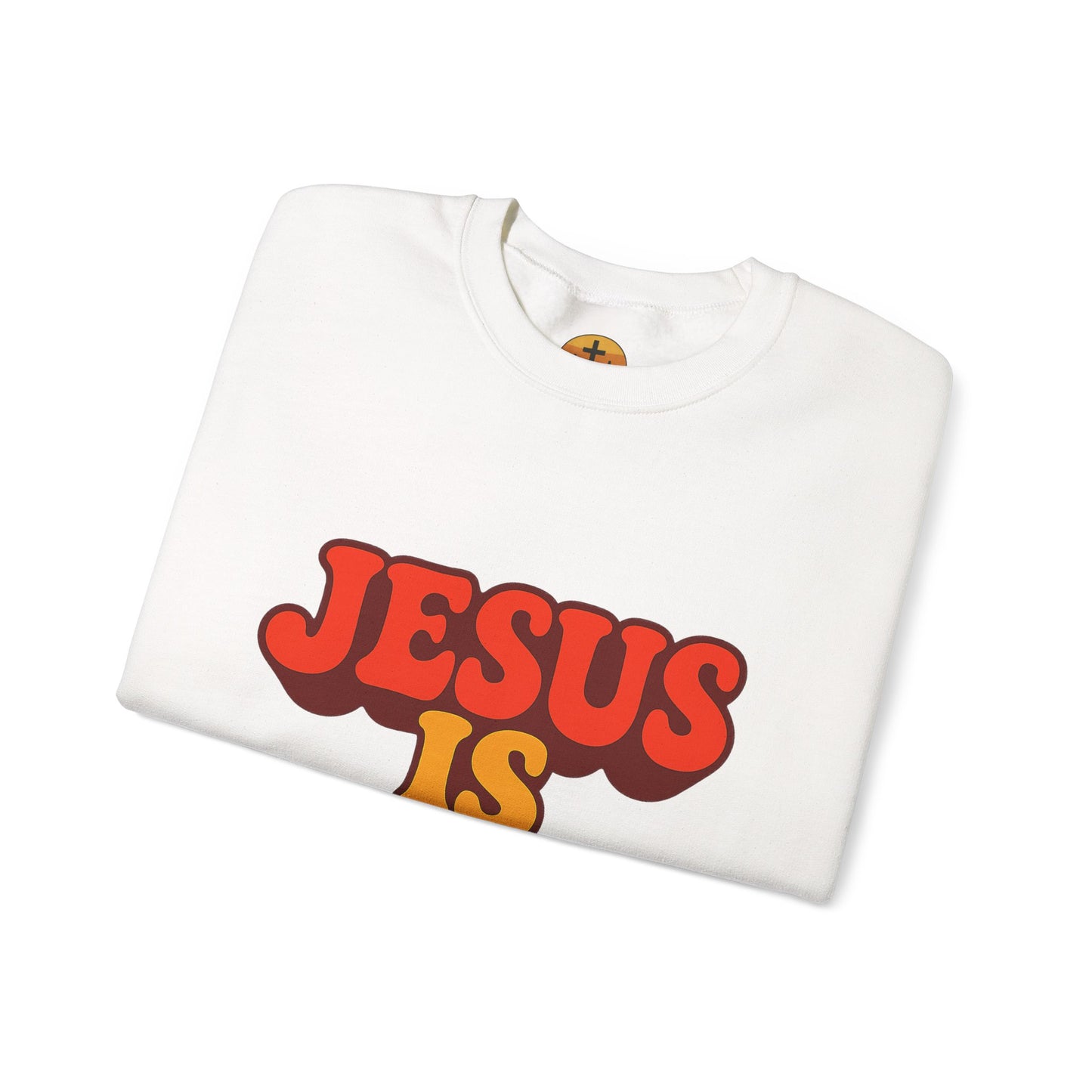 Jesus is Peace Crewneck Sweatshirt, Comfortable Unisex Pullover, Faith-Based Gift, Cozy Casual Wear, Perfect for Church or Family Gatherings