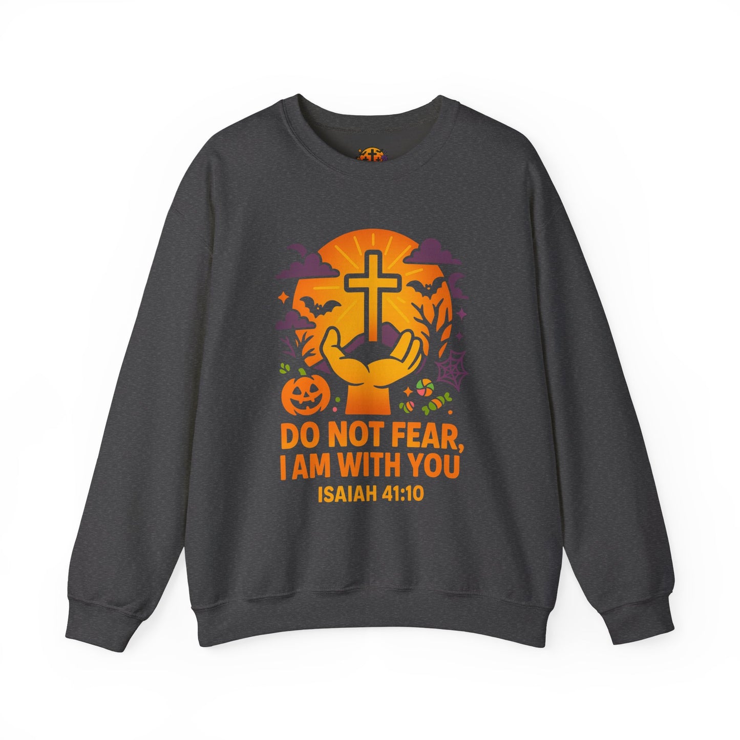 Faith-Inspired Crewneck Sweatshirt, Cozy Christian Apparel, Comfortable Gift for Believers, Fall Fashion, Religious Holiday Style