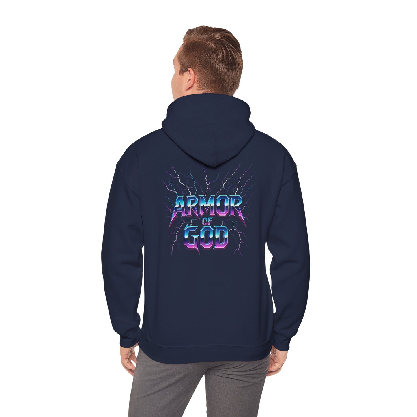 Armor of God Heavy Blend Hoodie - Cozy Gift for Spiritual Warriors, Comfortable Apparel for Daily Wear, Perfect for Faith-Based [...]