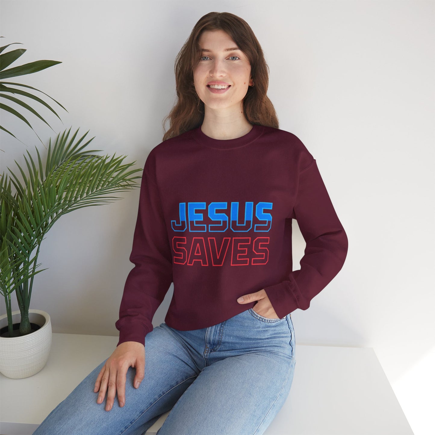 Sweatshirt Jesus Saves