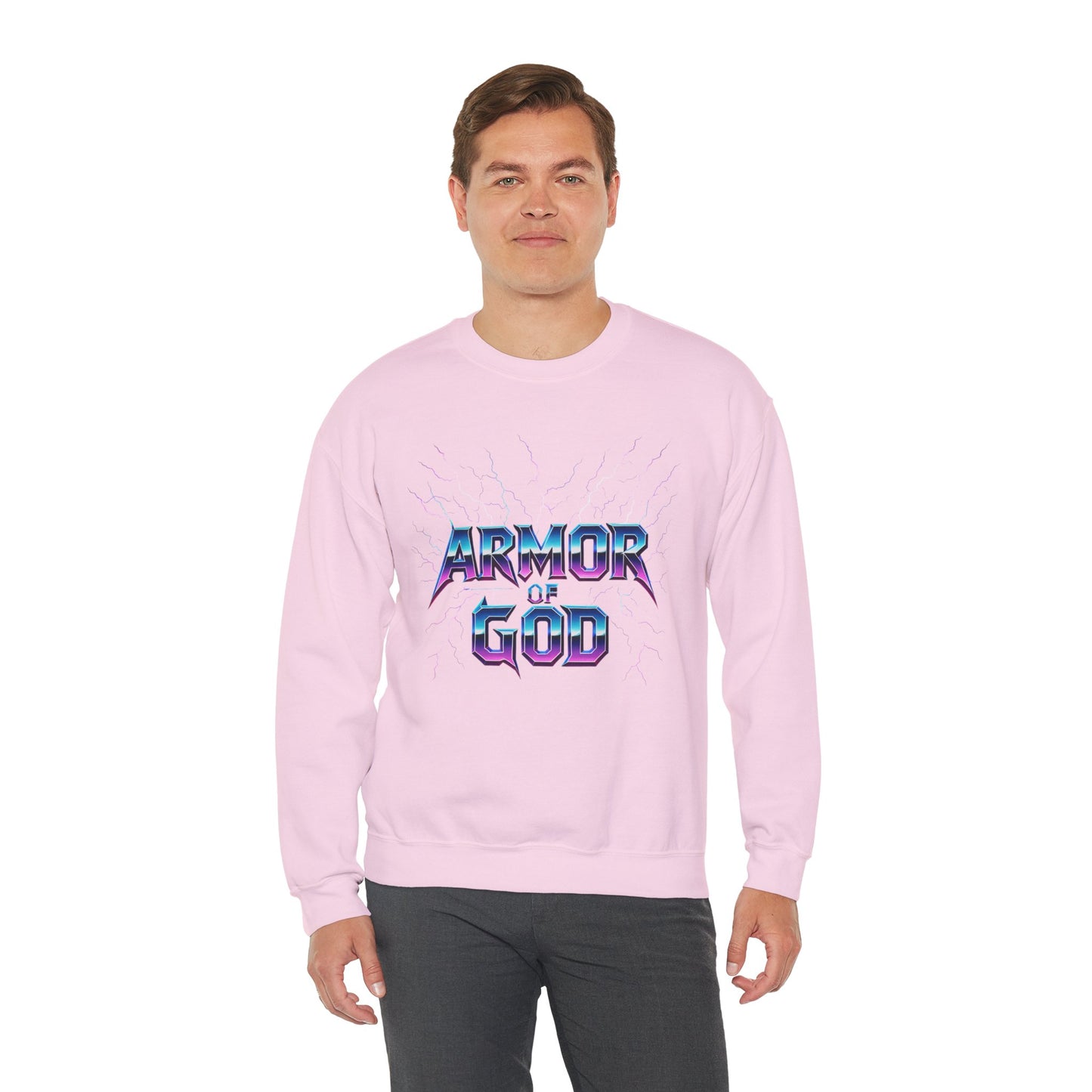 Armor of God Sweatshirt, Faith-Based Apparel, Unisex Crewneck, Christian Gift, Cozy Outfit, Inspirational Clothing