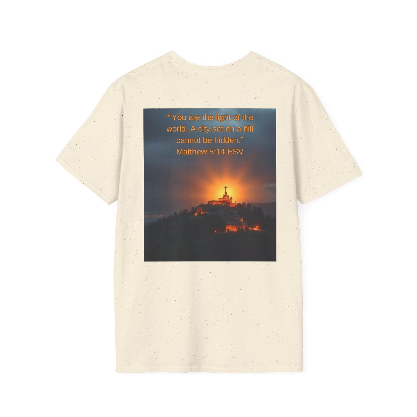 Christian Verse Unisex Tee 'You are the light of the world'