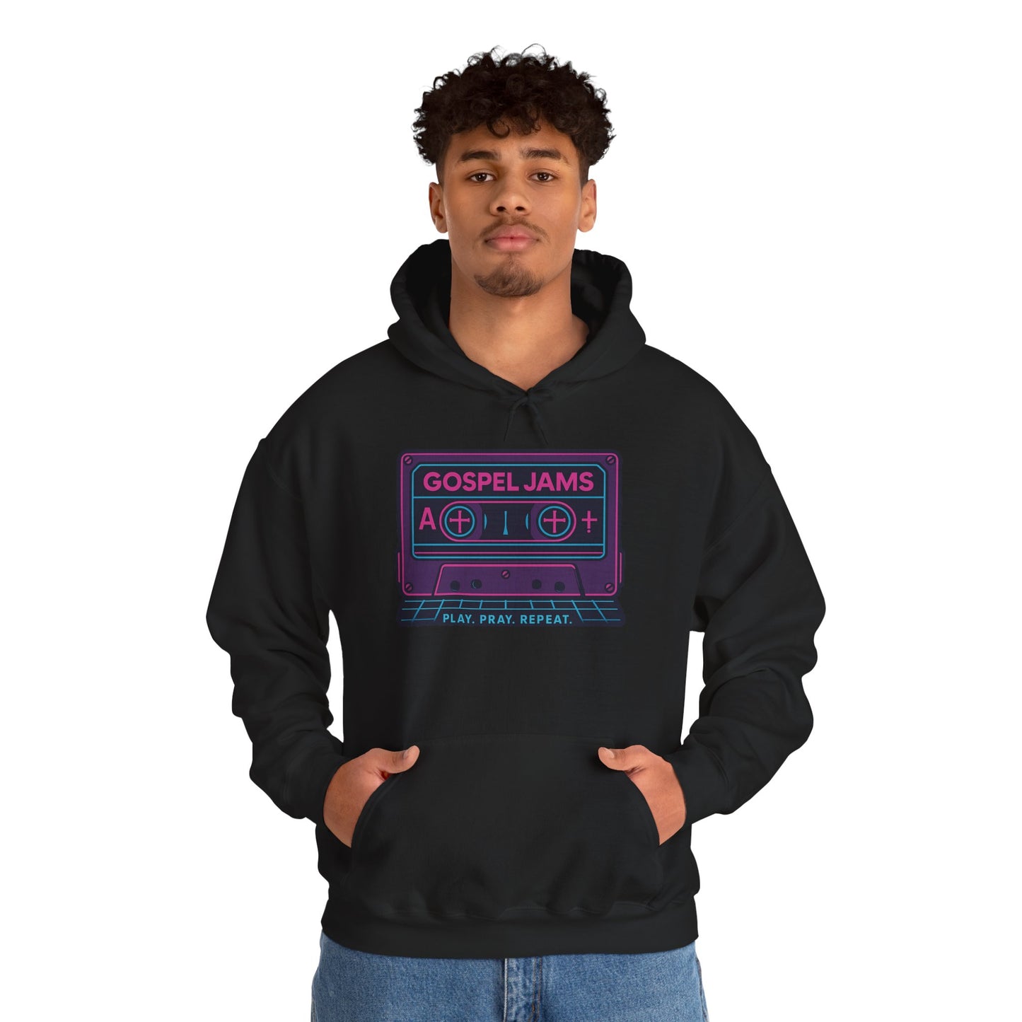 Gospel Jams Hoodie, Unisex Sweatshirt, Retro Music Apparel, Gift for Music Lovers, Cozy Studio Outfit, Casual Lounge Wear