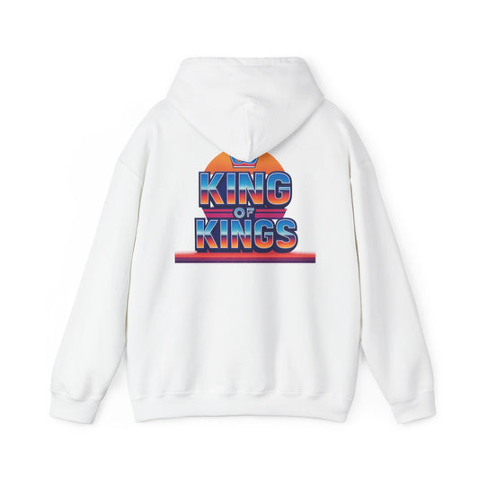 Retro King of Kings Unisex Hoodie, Cozy Sweatshirt, Vintage Style Pullover, Gift for Him/Her, Christian Apparel, Everyday Warmth