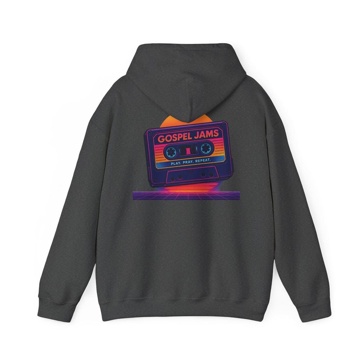 Retro Gospel Music Hoodie, Unisex Heavy Blend™ Sweatshirt, Vintage Music Apparel, Gift for Music Lovers, Cozy Hoodie for Celebrations