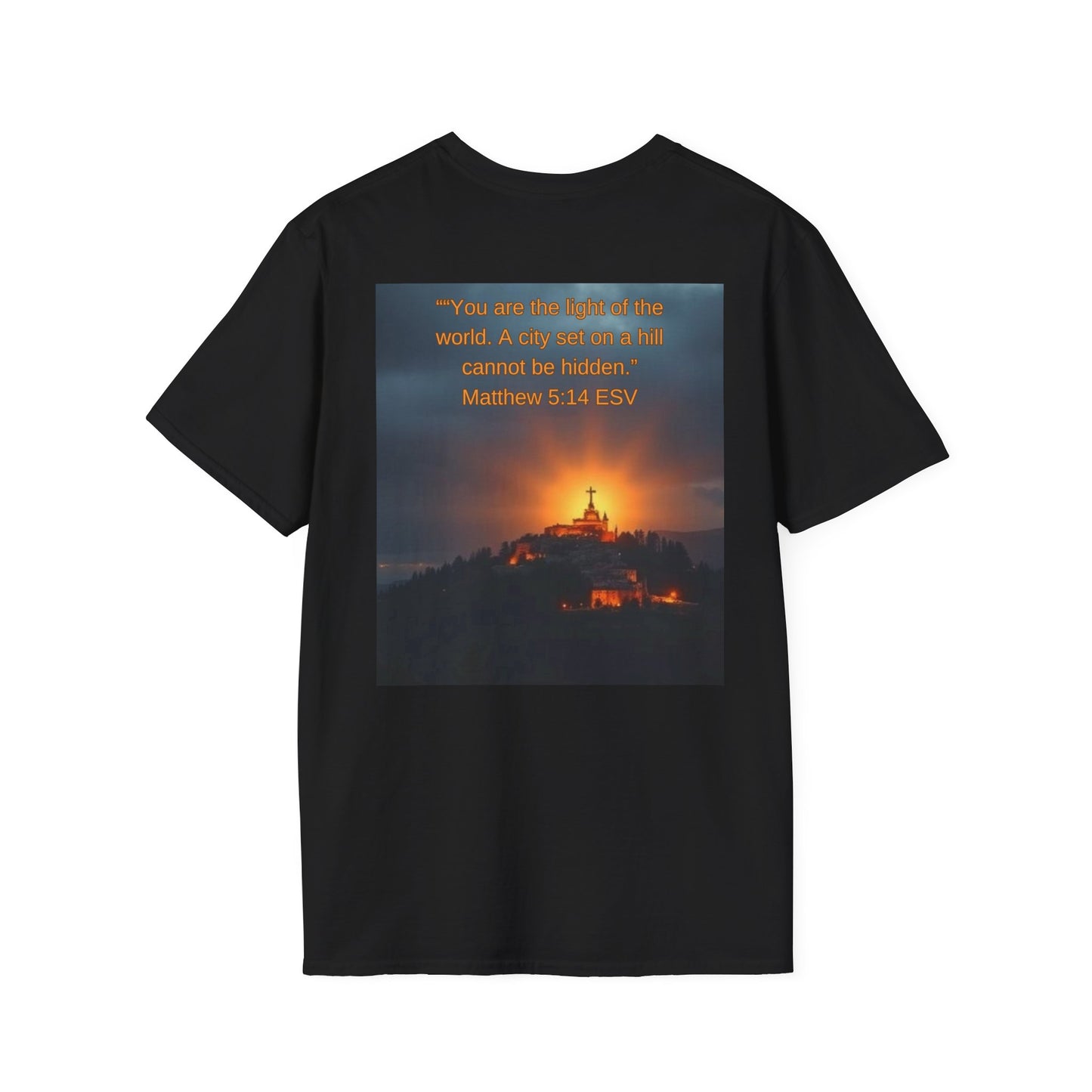 Christian Verse Unisex Tee 'You are the light of the world'