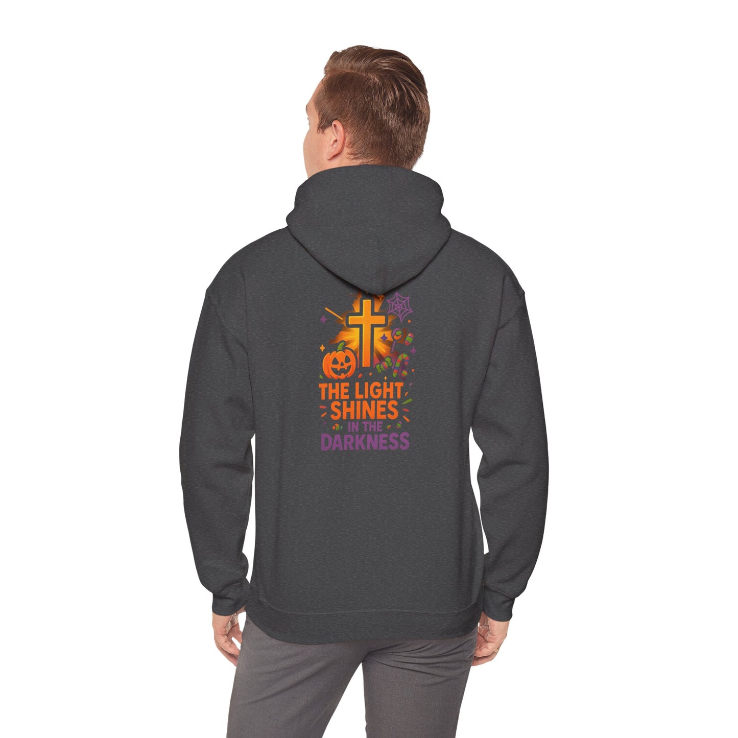 Inspirational Halloween Hoodie, Faith-Based Sweatshirt, Unisex Comfort Apparel, Fall Fashion, Religious Gift