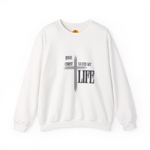 Christian Sweatshirt Jesus Saved Me Life