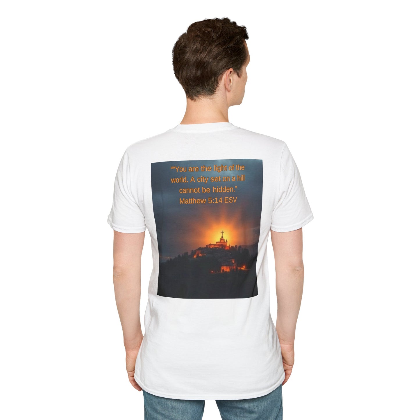 Christian Verse Unisex Tee 'You are the light of the world'
