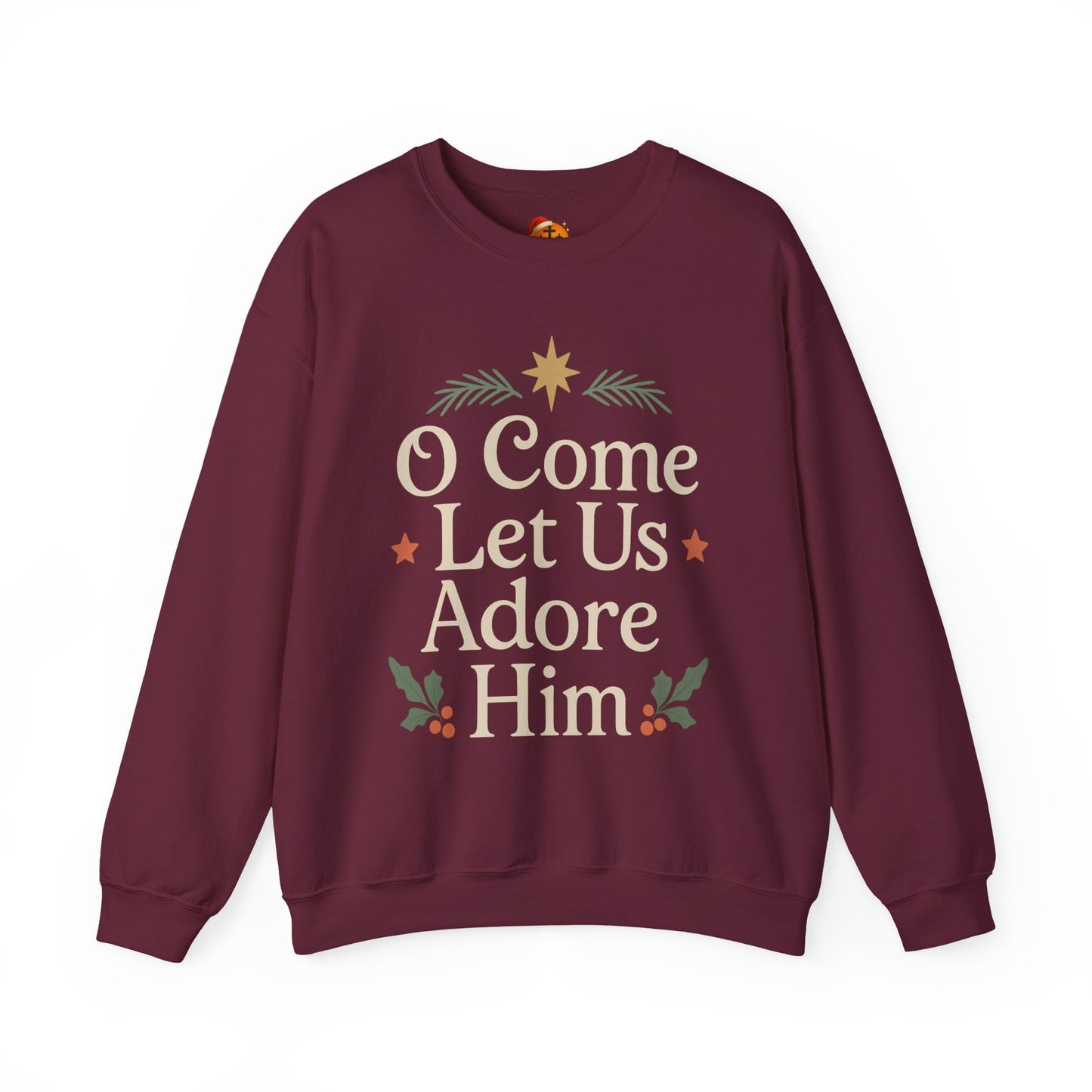 Christmas Collection- O Come Let Us Adore Him Sweater
