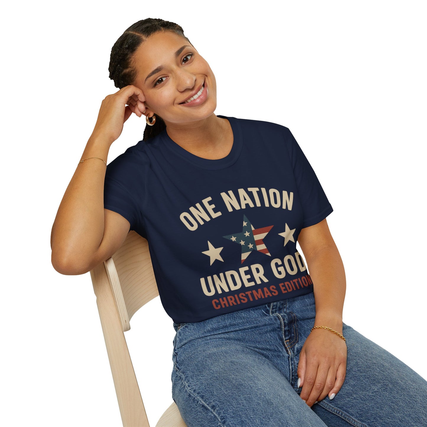 Christmas Collection- One Nation Under God T-Shirt