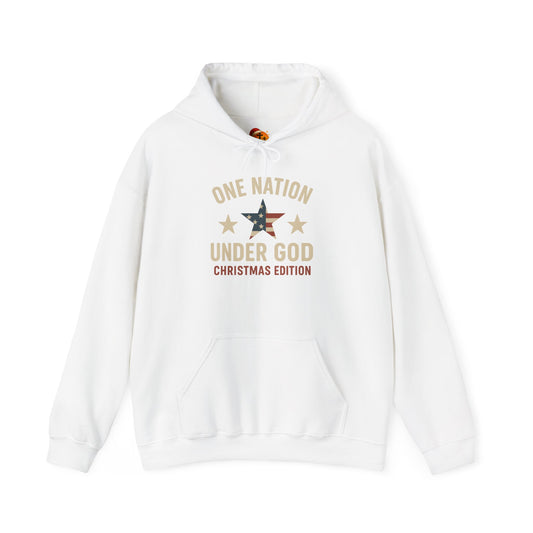 Christmas Collection- One Nation Under God Hoodie