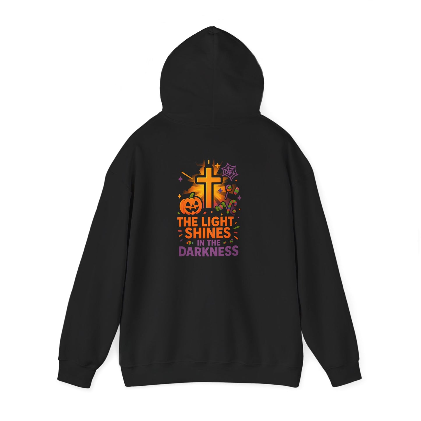 Inspirational Halloween Hoodie, Faith-Based Sweatshirt, Unisex Comfort Apparel, Fall Fashion, Religious Gift