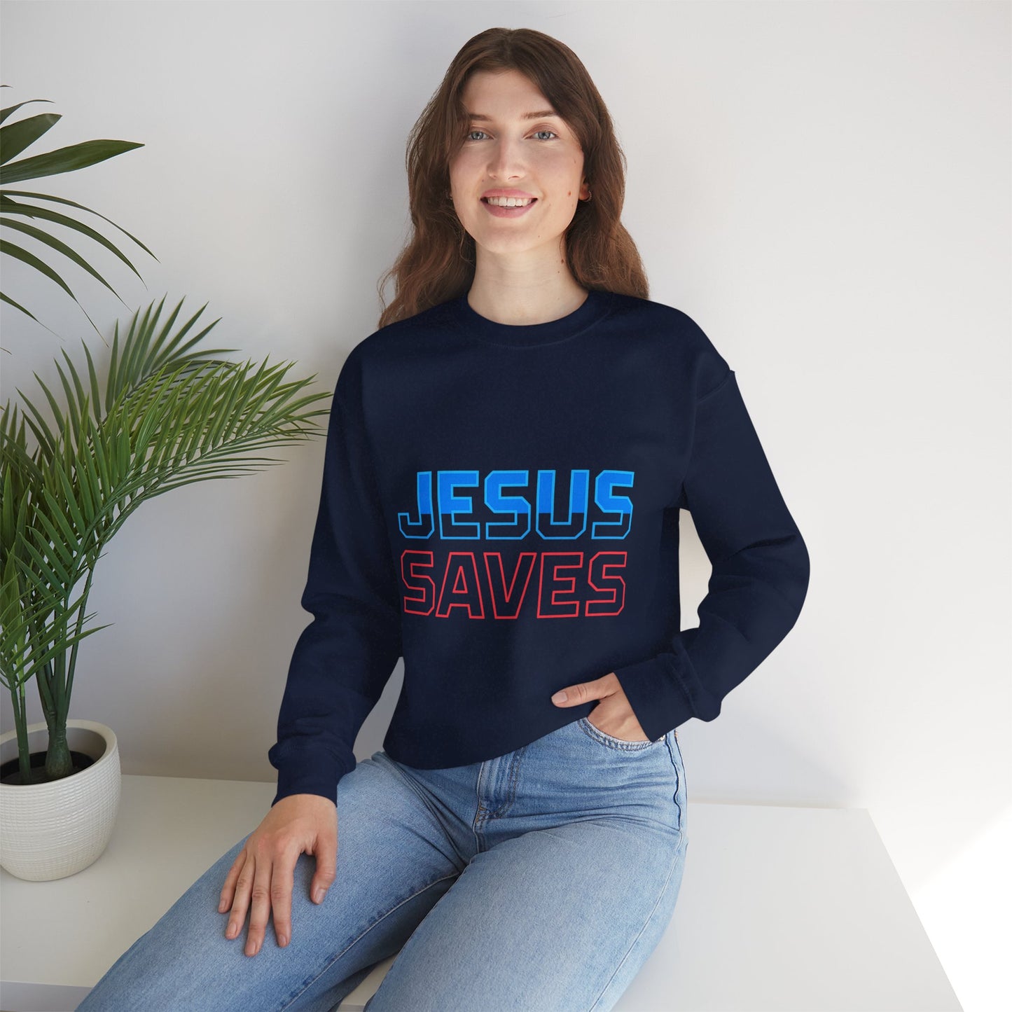 Sweatshirt Jesus Saves