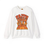 Faith Over Fear Crewneck Sweatshirt, Motivational Apparel, Cozy Unisex Sweater, Gift for Her, Inspirational Clothing, Everyday Wear