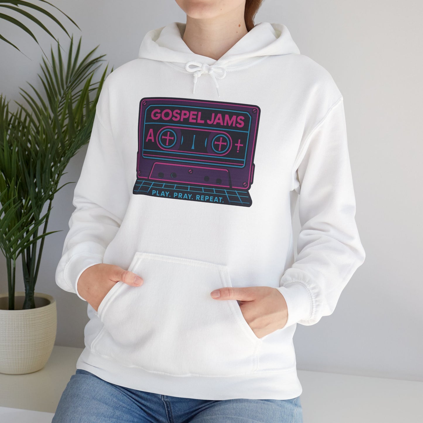 Gospel Jams Hoodie, Unisex Sweatshirt, Retro Music Apparel, Gift for Music Lovers, Cozy Studio Outfit, Casual Lounge Wear