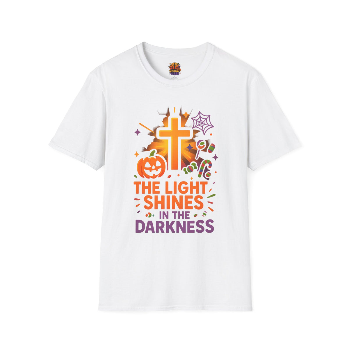 Halloween Themed Unisex T-Shirt, Spooky Fall Fashion, Cute Halloween Tee, Christian Faith Shirt, Gift for Halloween Lovers