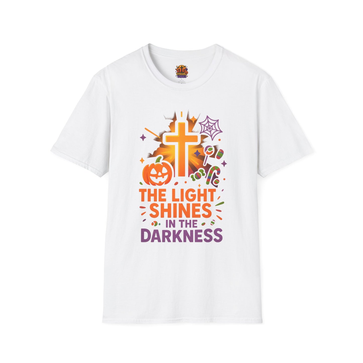 Halloween Themed Unisex T-Shirt, Spooky Fall Fashion, Cute Halloween Tee, Christian Faith Shirt, Gift for Halloween Lovers