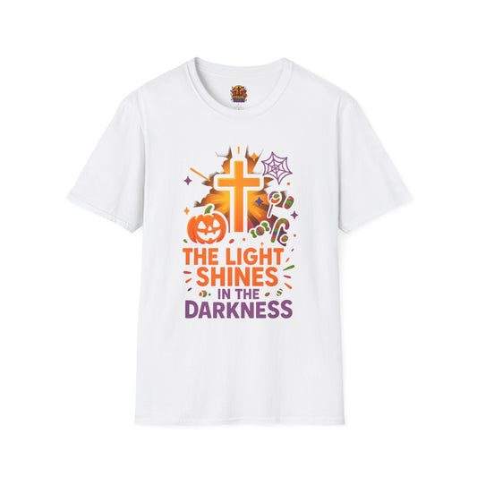 Halloween Themed Unisex T-Shirt, Spooky Fall Fashion, Cute Halloween Tee, Christian Faith Shirt, Gift for Halloween Lovers