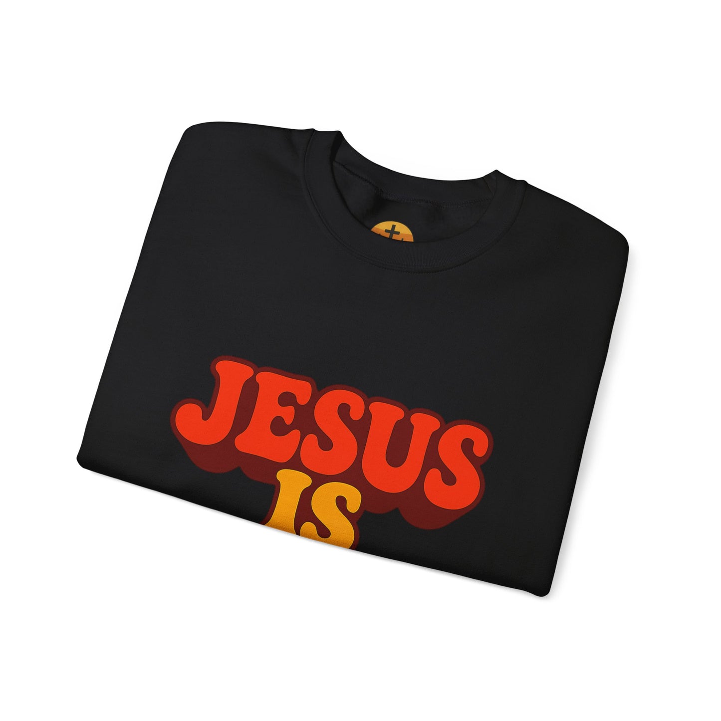Jesus is Peace Crewneck Sweatshirt, Comfortable Unisex Pullover, Faith-Based Gift, Cozy Casual Wear, Perfect for Church or Family Gatherings