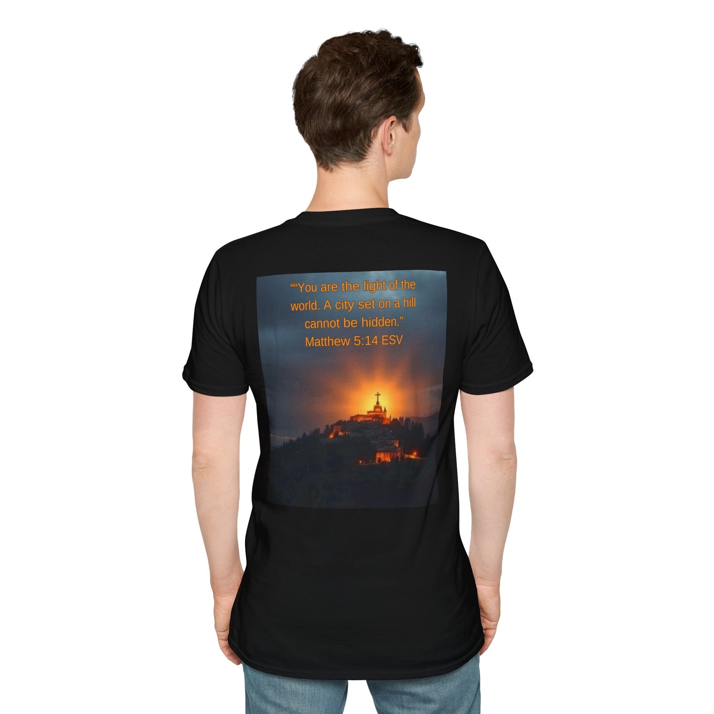 Christian Verse Unisex Tee 'You are the light of the world'