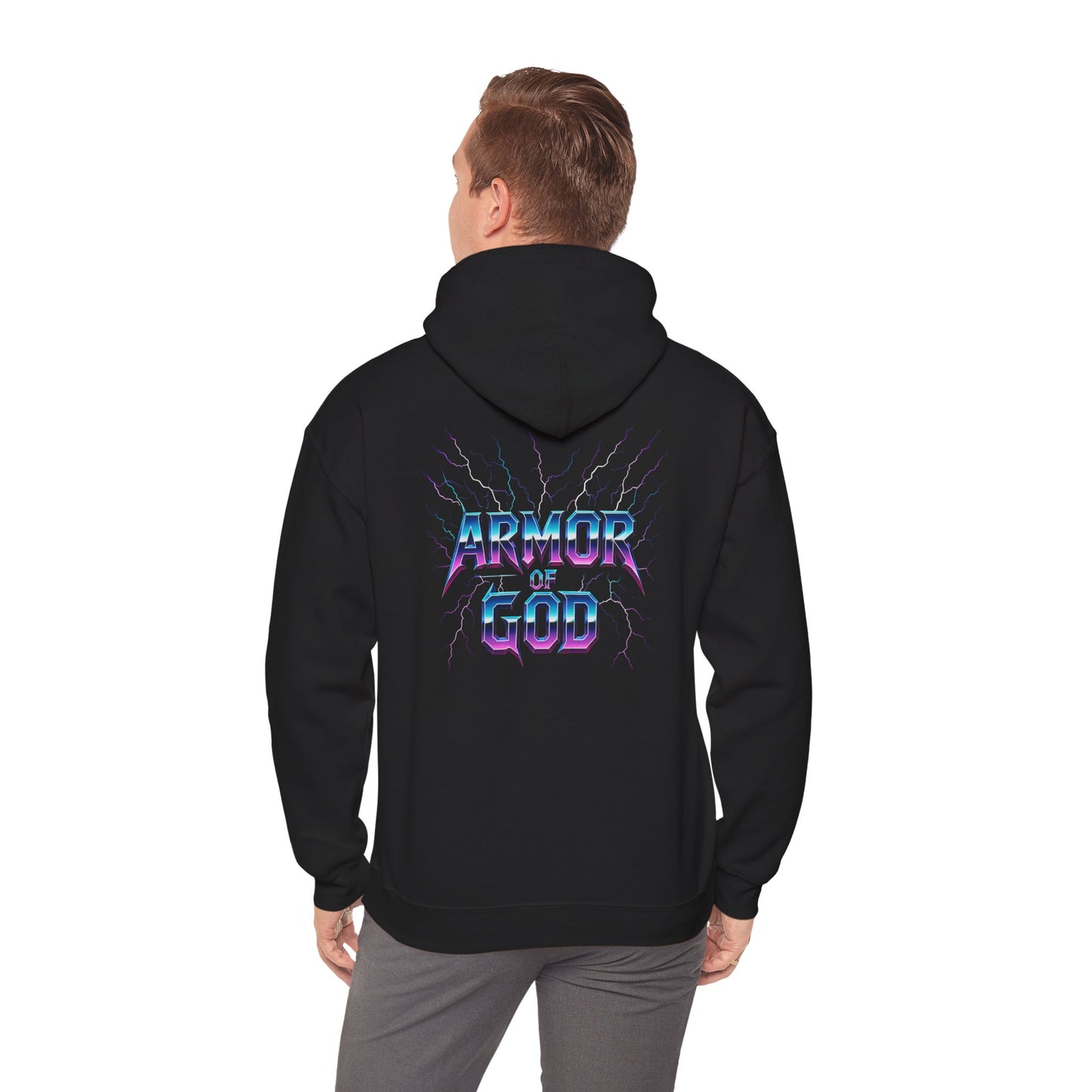 Armor of God Heavy Blend Hoodie - Cozy Gift for Spiritual Warriors, Comfortable Apparel for Daily Wear, Perfect for Faith-Based [...]
