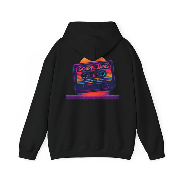 Retro Gospel Music Hoodie, Unisex Heavy Blend™ Sweatshirt, Vintage Music Apparel, Gift for Music Lovers, Cozy Hoodie for Celebrations