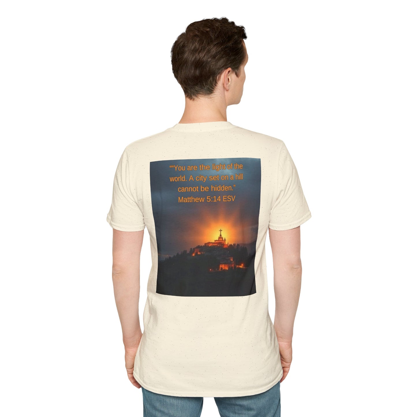 Christian Verse Unisex Tee 'You are the light of the world'