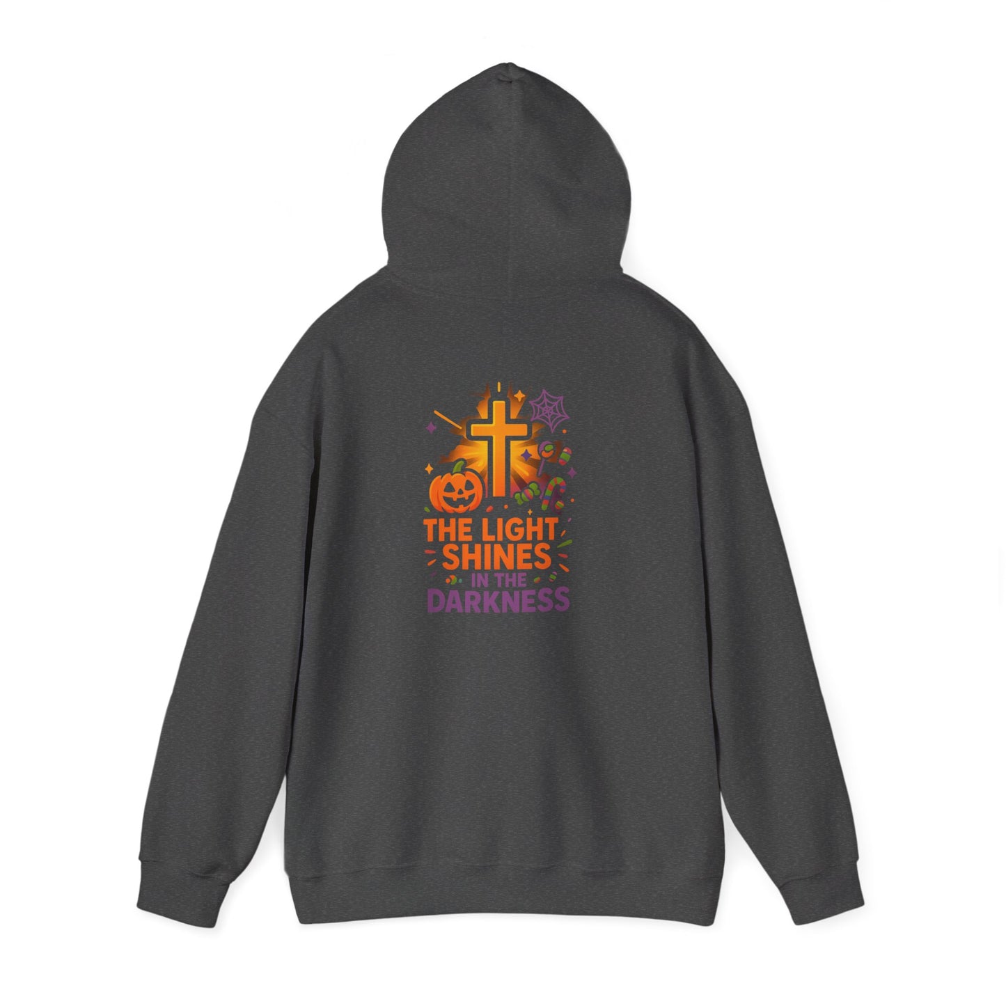 Inspirational Halloween Hoodie, Faith-Based Sweatshirt, Unisex Comfort Apparel, Fall Fashion, Religious Gift
