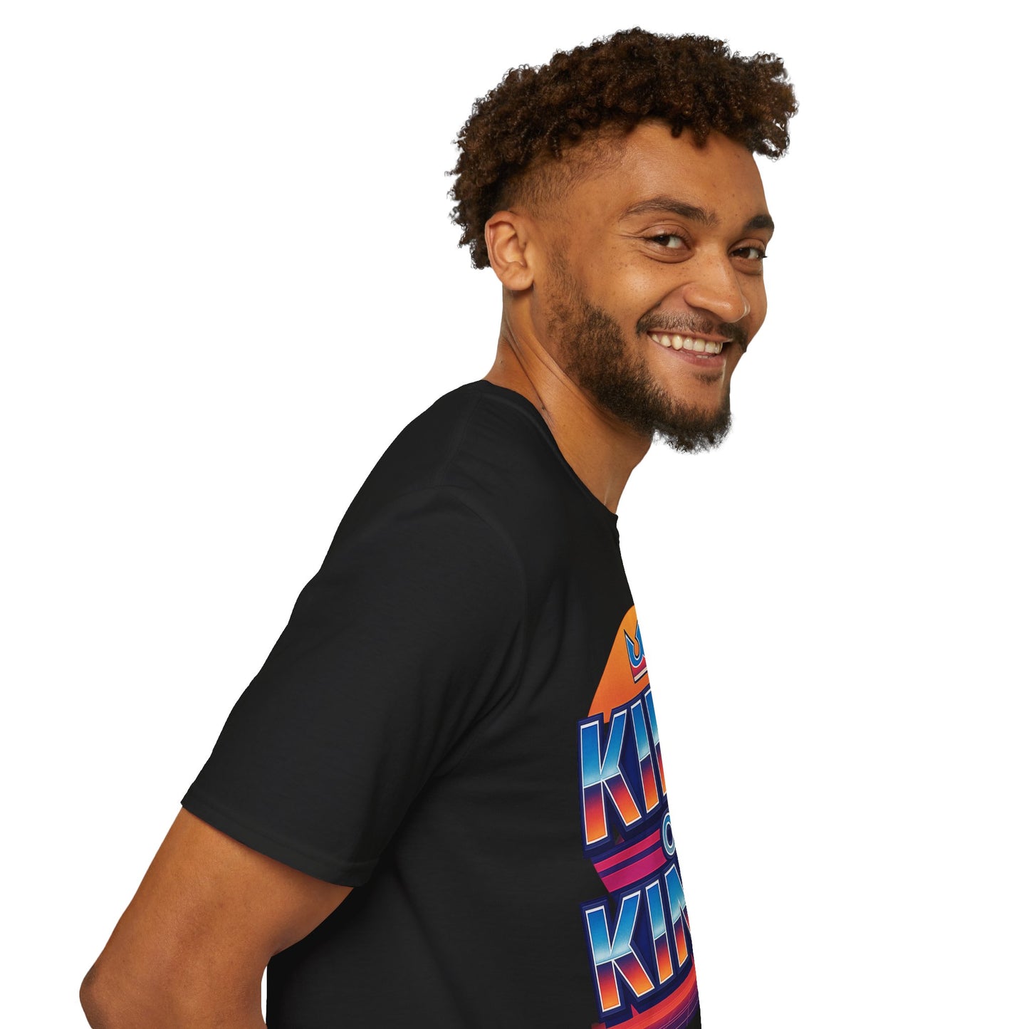 Retro King of Kings Unisex T-Shirt, Vintage Graphic Tee, Fashionable Casual Wear, Birthday Gift, Everyday Comfort, Faith-Inspired Apparel