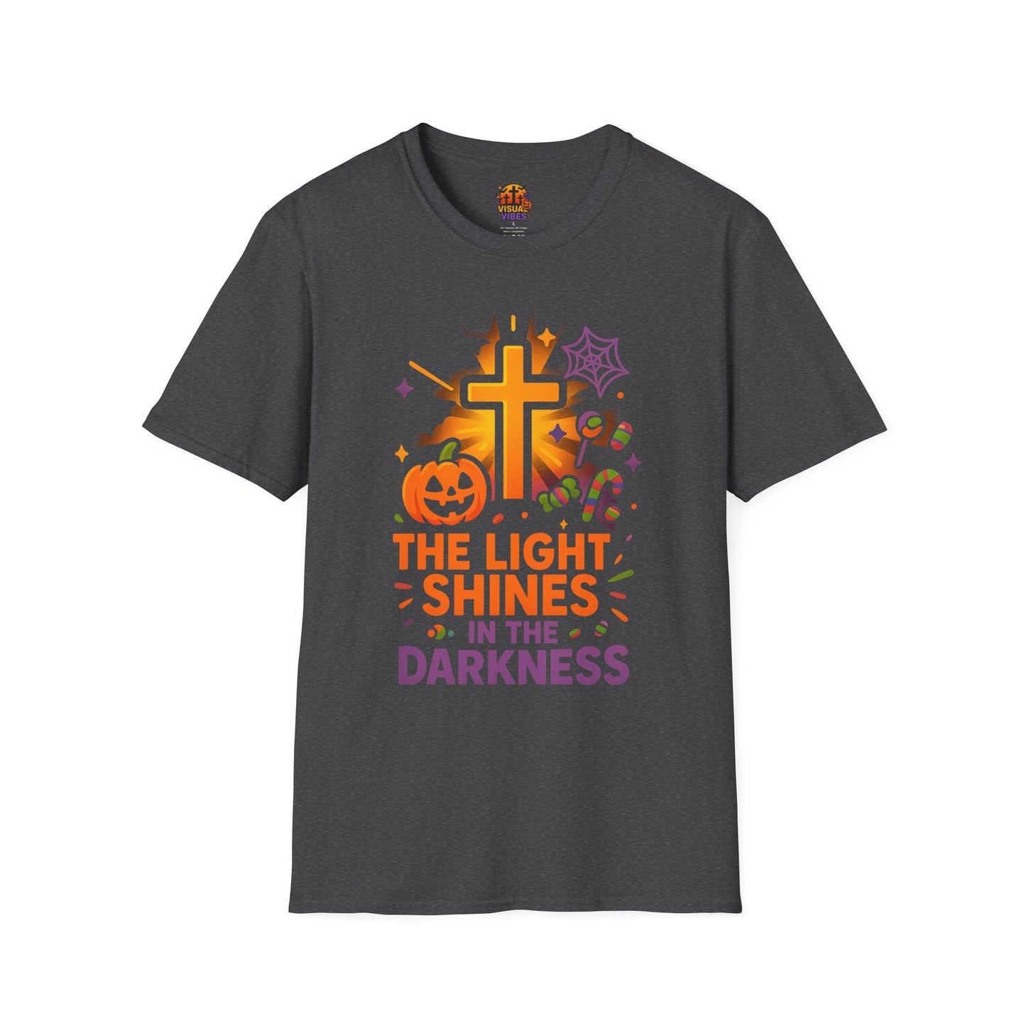 Halloween Themed Unisex T-Shirt, Spooky Fall Fashion, Cute Halloween Tee, Christian Faith Shirt, Gift for Halloween Lovers