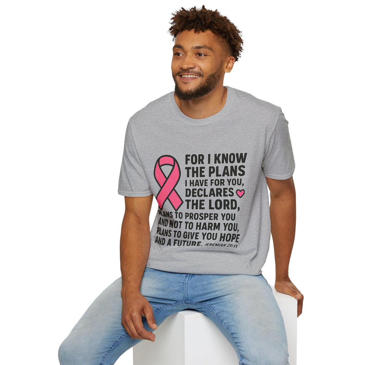 Breast Cancer/Hope and a Future Unisex T-Shirt