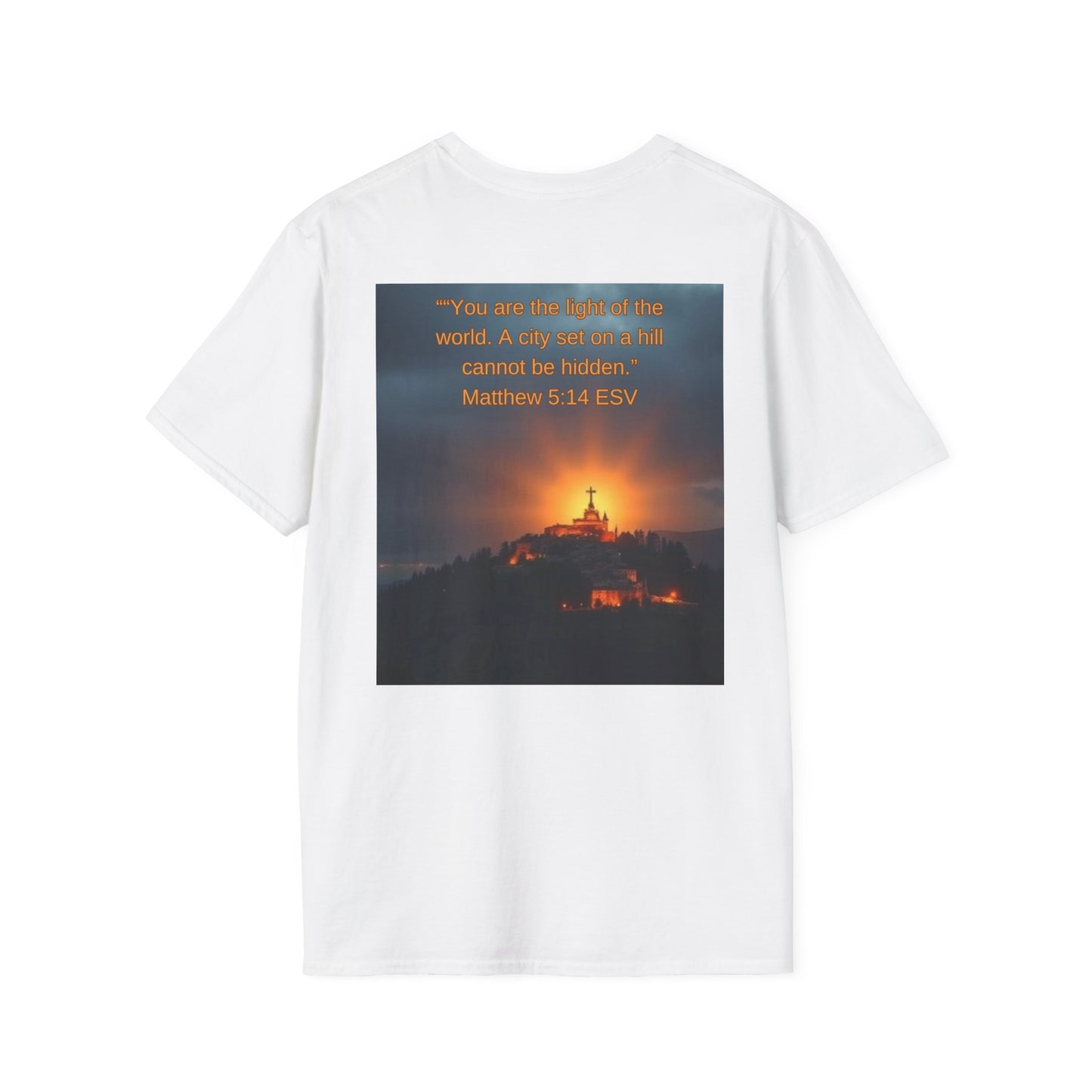 Christian Verse Unisex Tee 'You are the light of the world'