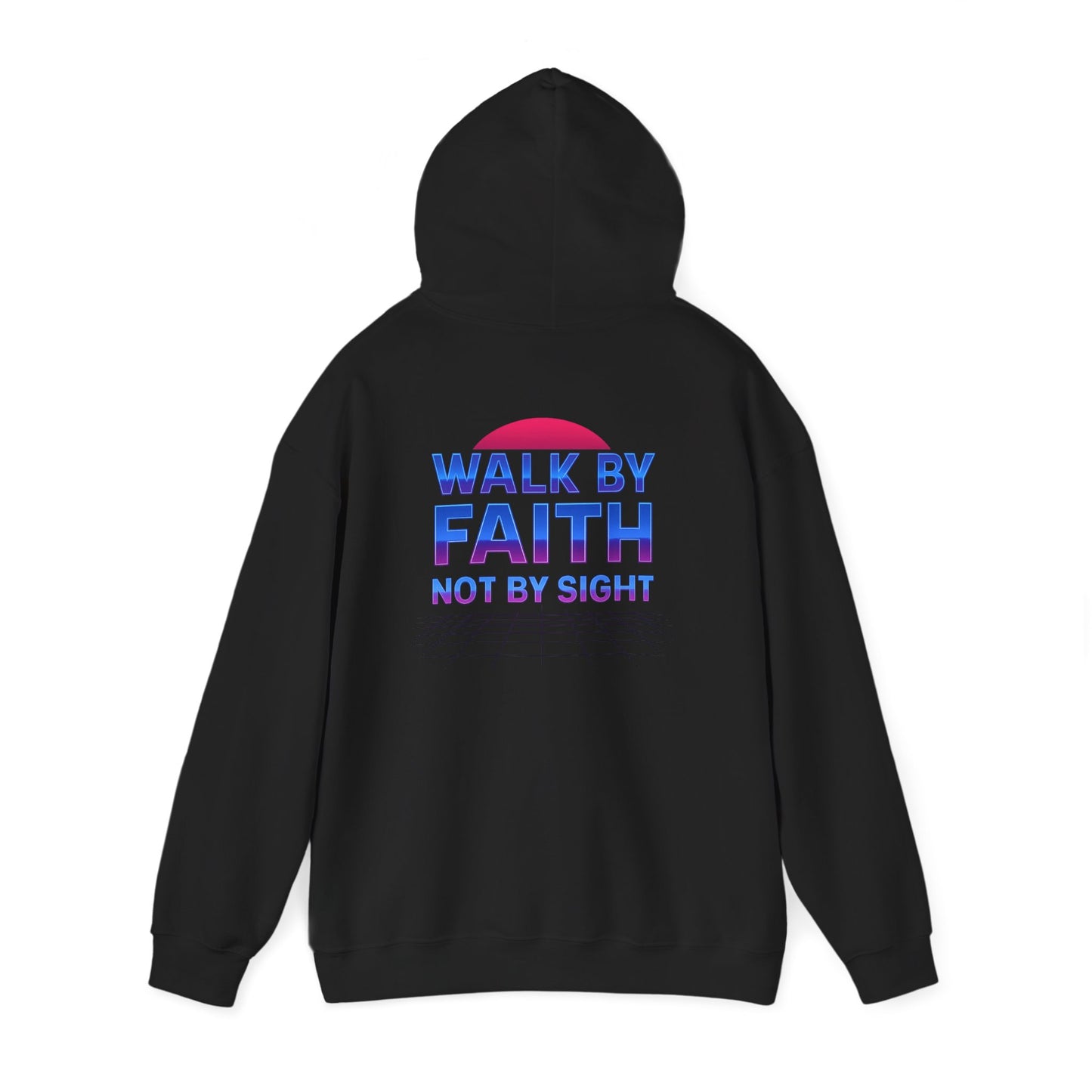 Faith-Inspired Unisex Hoodie - Walk by Faith Not by Sight, Cozy Sweatshirt for Achievers, Gift for Friends, Spiritual Wear, Fall Fashion