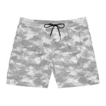 Grey Camo Swim Trunks