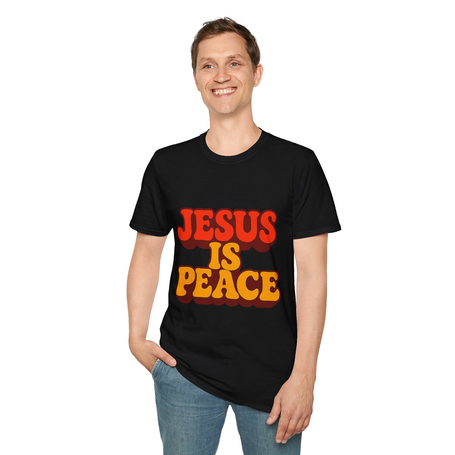 Jesus is Peace Unisex Softstyle T-Shirt, Faith-Based Tee, Spiritual Apparel, Gift for Believers, Christian Casual Wear, Religious [...]