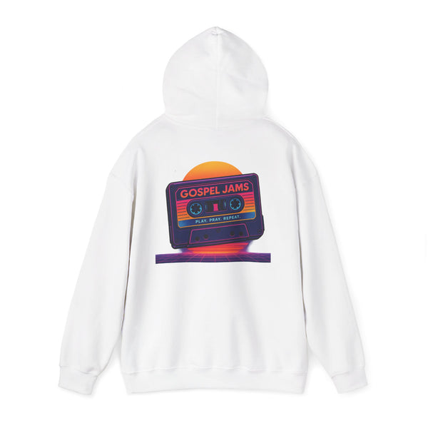 Retro Gospel Music Hoodie, Unisex Heavy Blend™ Sweatshirt, Vintage Music Apparel, Gift for Music Lovers, Cozy Hoodie for Celebrations