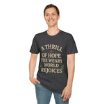Christmas Collection- A Thrill of Hope the World Rejoices T-Shirt