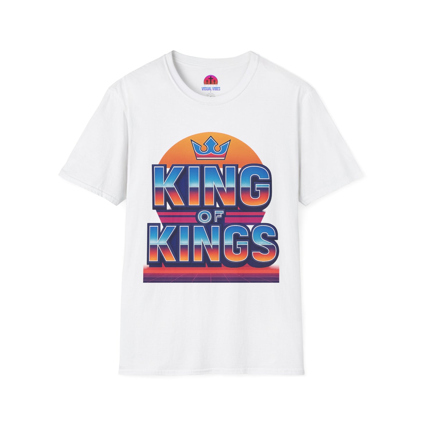 Retro King of Kings Unisex T-Shirt, Vintage Graphic Tee, Fashionable Casual Wear, Birthday Gift, Everyday Comfort, Faith-Inspired Apparel