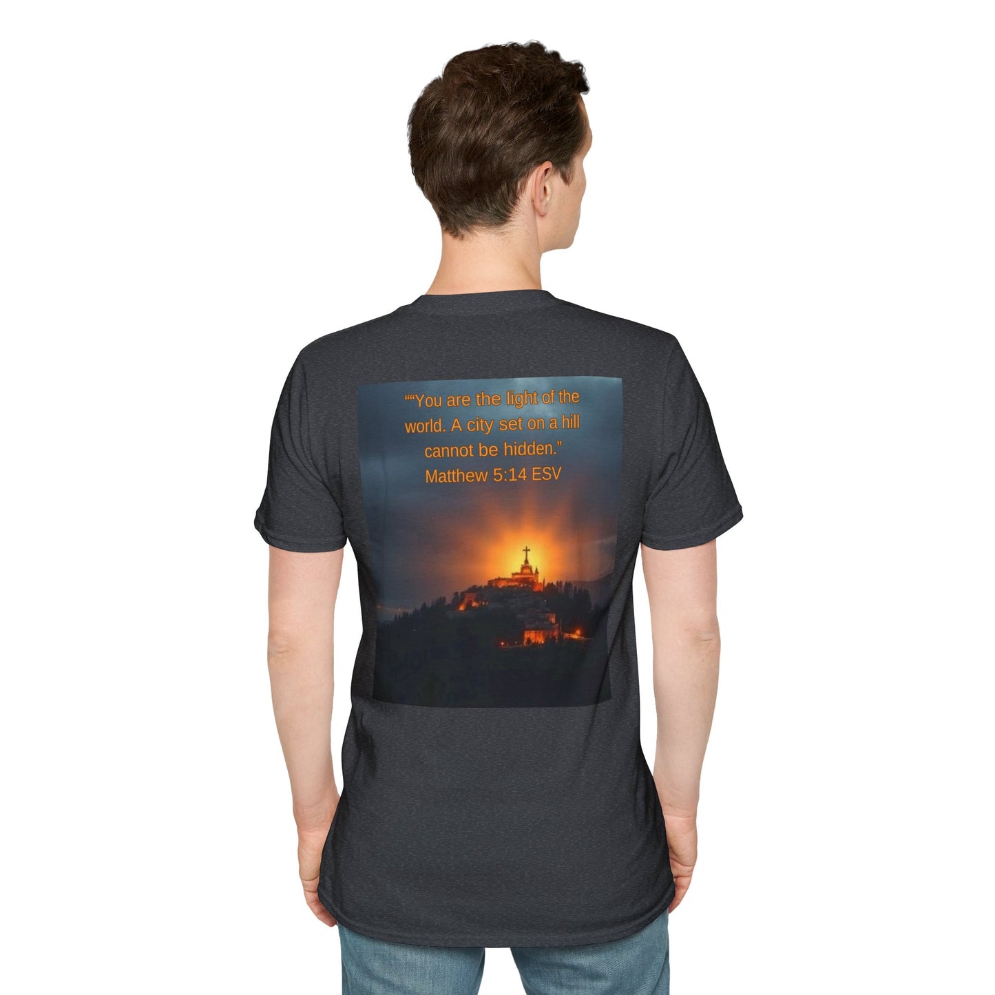 Christian Verse Unisex Tee 'You are the light of the world'