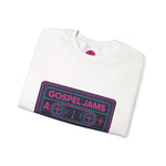 Retro Gospel Jams Crewneck Sweatshirt, Cozy Music Sweatshirt, Gift for Music Lovers, Play Pray Repeat Apparel, Unisex Casual Wear