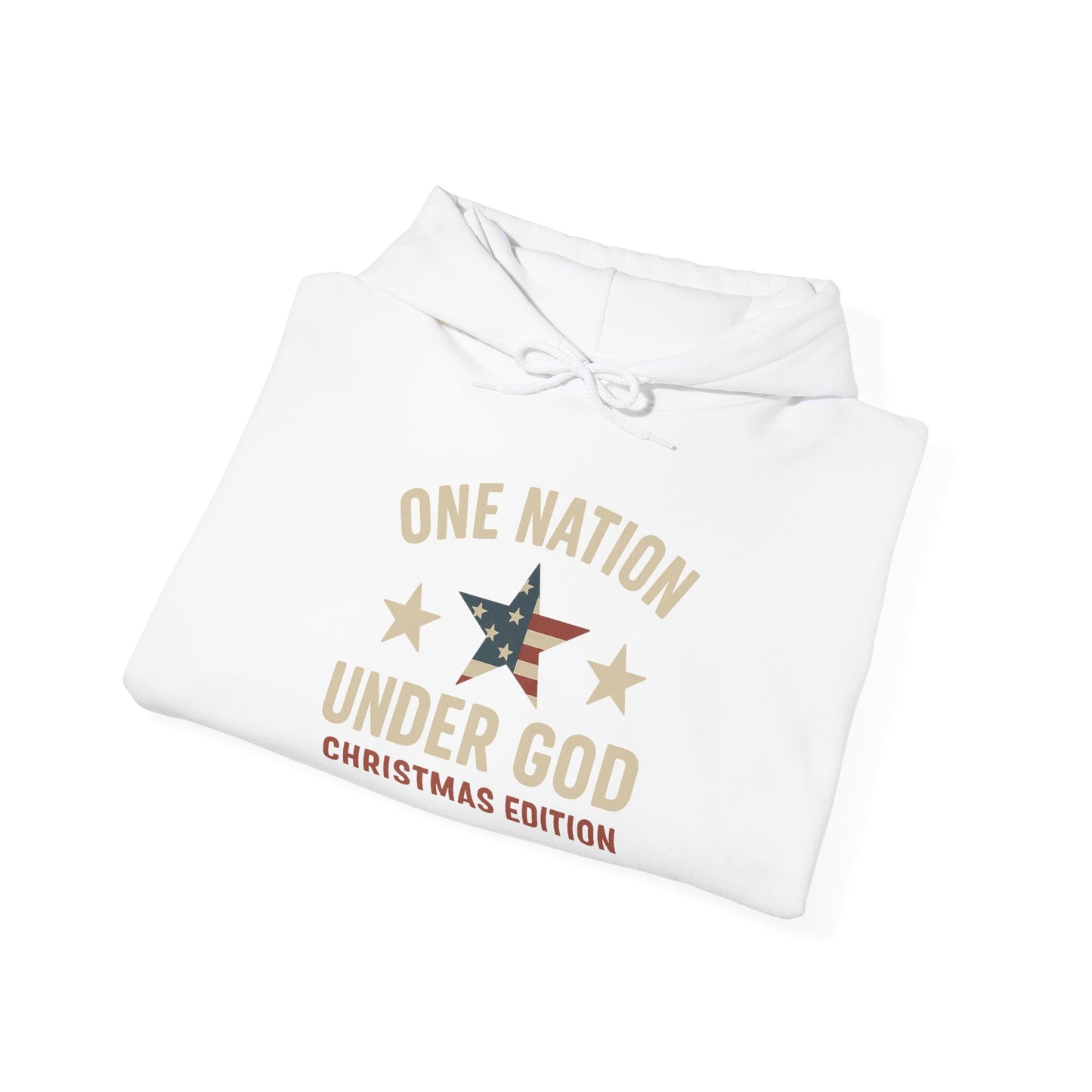 Christmas Collection- One Nation Under God Hoodie